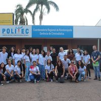 Estudantes do Projeto ‘Ciência Forenses’ do IFMT fazem visita na Politec de Rondonópolis