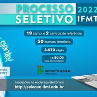 IFMT Rondonópolis abre 175 vagas para Ensino Médio Integrado