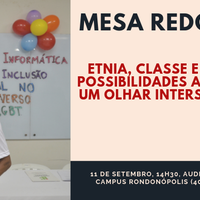 IFMT Rondonópolis realizará mesa redonda sobre Etnia, Classe e Gênero