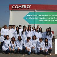Estudantes realizam visita técnica a fábrica de alimentos e aprimoram conhecimento na área de Controle de Qualidade